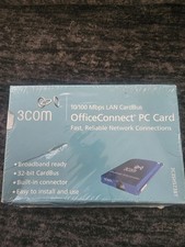 3Com OfficeConnect PC Card 10/100 Mbps LAN Cardbus NEW In Box 3C3SH573BT picture