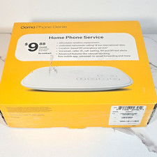 Ooma Phone Genie VoIP Home Phone Adapter White Caller ID Voicemail picture