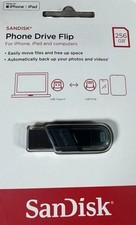 SanDisk Phone Drive Flip 256GB Two In One USB A Apple iPhone LIGHTNING picture
