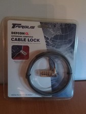TARGUS DEFCON CL NOTEBOOK COMPUTER CABLE LOCK GALVANIZED STEEL PA410U V3 picture