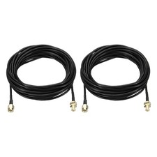 Antenna Extension Cable, 2Pcs 16.4FT RP-SMA Male to RP-SMA Female picture