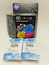 HP 65 (T0A36AN) Black & Tri-color Original Ink Cartridges Exp. 2027 Open Box picture