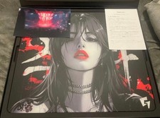 GLSSWRKS Hana Premium Glass Mouse Pad Smooth Precision Gaming 490x420mm Japan picture
