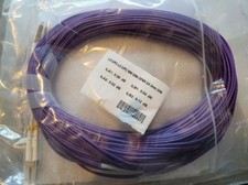 PACK OF 5 - PURPLE OM4 LC/UPC-LC/UPC MM OM4 OFNR DX 2MM 20M picture