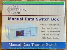 A/B VGA PORTS Manual Data Switch Box Peripheral Data Sharing Device DW-HD15AB picture