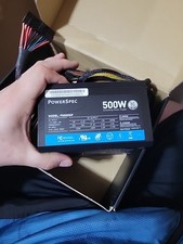 PowerSpec PS500WF 80 Plus 500W Desktop Power Supply Unit #1735 picture