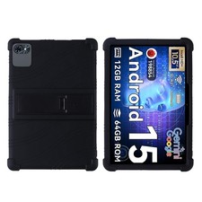 COKOVI Silicone Case for TABWEE T80 10.5 Inch Tablet Stand Black Japan Import picture