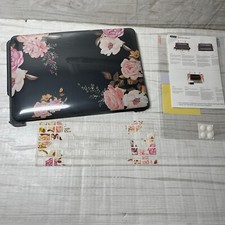 Mosiso Macbook Air 13” Peony Flower Case With Protector & Flower Keyboard Cover picture
