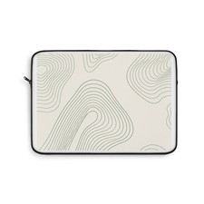 Topographic Map Laptop Sleeve 13