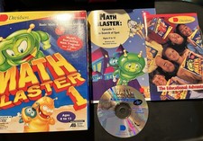 Mega math blaster ages 6-12 (win 95 or power mac) CD-ROM basic math problem solv picture