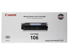 NEW UNOPENED Canon 106 Black Toner Cartridge 0264B001 Canon imageCLASS MF6500 picture