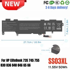 SS03XL Laptop Battery For HP EliteBook 840 G5 G6 730 740 G5 HSN-I12C 933321-855 picture