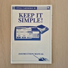 ✅ Commodore C64 / C128 ⭐ FINAL CARTRIDGE III KEEP IT SIMPLE Instruction Manual⚡️ picture
