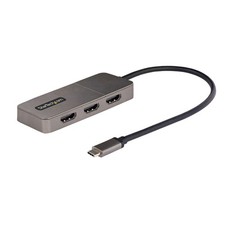 Startech Mst14Cd123Hd 3-Port Usb-C Mst Hub Hdmi Triple 4K 60Hz Windows Only picture