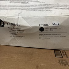 Genuine HP 651A LaserJet Toner Cartridge - Black CE340AC Open Box Sealed Bag  picture