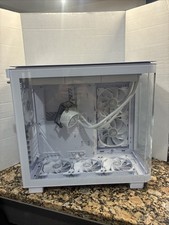 Skytech Gaming King 95 Tempered Glass Wrap Around Micro ATX Gaming PC Case W/AIO picture