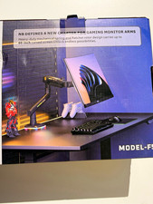 NB Ergonomic Model-A5 Desk Mount Monitor Arm 17-32in VESA Tilt/Swivel Black picture