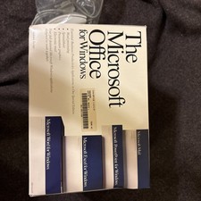 1990 The Microsoft. Office For Windows. Mouse Included. Contents Sealed. picture
