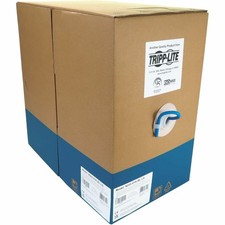 Tripp Lite 1000ft Cat6 1G Solid Core UTP Bulk Ethernet Cable Blue N22201KBLLS picture