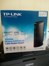 TP-Link TC-W7960 300Mpbs Wireless N DOCSIS 3.O Cable Modem Router New picture
