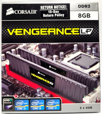 Corsair Vengeance LP 8GB (2x4GB) DDR3-1333 CML8GX3M2A1333C9 *NEW* picture