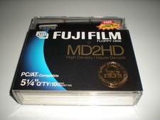 Fuji 5.25 in. MD2HD floppy disks.  5 1/4