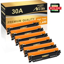 6PK Black CF230A 30A Toner Cartridge for HP LaserJet MFP M227d M227fdn M227fdw picture