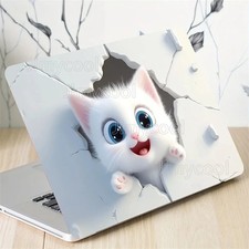 2PCS Cute Cat 3D Waterproof Vinyl Cat Sticker Design Notebook Computer Stickers picture