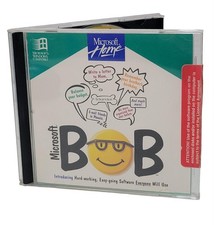 Microsoft BOB for Windows CD and Jewel Case - Rare Vintage - VG Condition 1994 picture