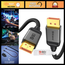 High-Speed 80Gbps DisplayPort 2.1 Cable, VESA Certified, 6.6FT/2M, DP80 HDR picture