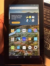 Amazon Fire 7 5th Gen 7” Tablet SV98LN Black WiFi Tested Working Factory Reset picture