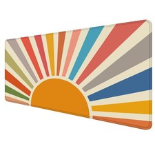 Boho Rainbow Sun Sunshine Large Pad 31.5x15.7inch, Sunrise Sunset Large Exten... picture