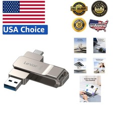 D40E 256GB Dual USB 3.2 Gen 1 Type-C Jump Drive | Elegant Metal Swivel Design picture