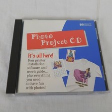 Photo Project CD ROM Hewlett Packard 1997 Have Fun w Photos PrintPak Iron-Ons picture