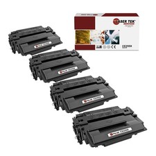 4Pk LTS 55X CE255X Black HY Compatible for HP LaserJet P3011 P3015 P3015d Toner picture