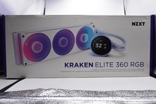 NZXT Kraken Elite 360 RGB AIO CPU Liquid Cooler White 360mm Radiator picture