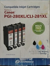 Dataproducts Black Cyan Magenta Yellow Ink Canon PGI-280XL/CLI-281XL 4 Pack picture