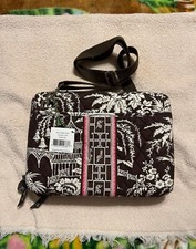 Vera Bradley Mini Laptop Case In Imperial Toile Padded 12” X 8.5” Rare NWT picture