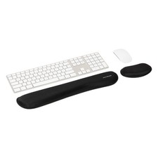 Mind Reader Ergonomic Keyboard and Mouse Wrist Rest Set, Gaming Single, Black  picture