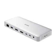 D-Link 9-in-1 USB4 Docking Station with Dual 8K DisplayPorts, Ethernet White picture
