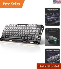 Mercury K1 75% Mechanical Gaming Keyboard - Gasket-Mounted, RGB Backlit, Stylish picture