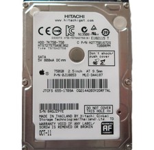 Hitachi HTS727575A9E362 PN:0J18853 MLC:DA4187 655-1709A 750gb Sata 10/2011 picture
