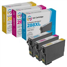 Ink for 288 XL Epson 288XL Ink Cartridges HY (C, M, Y, 3-Pk) picture