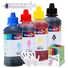 400ML Koala Ink Refill Kit for HP 60 61 62 63 64 65 67XL 910 950 951 952 564 picture