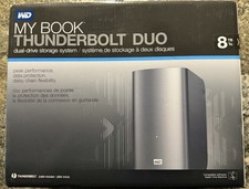 WD My Book Thunderbolt Duo 8TB External Dual Hard Drive Storage NOS picture