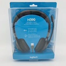 Logitech H390 Over-Head Comfort USB Headphones Noise-Canceling Microphone - NEW picture