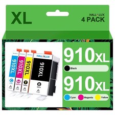 HALLOLUX 910XL Ink Cartridges for HP Printers for HP 910 XL 910XL Ink Cartrid... picture