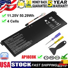NEW AP18C8K Battery For ACER Aspire 5 A514-52 Chromebook 314 C933 11.25V 50.29Wh picture