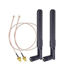 2pcs Dual Band WiFi 8dBi RP-SMA Antenna 12