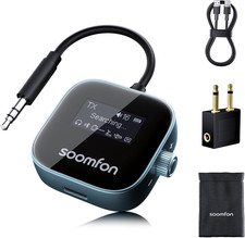 Airplane Bluetooth 5.3 Transmitter Receiver for TV to 2 Headphones | Airplane Bl picture